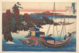 Gedicht von Chunagon Yakamochi, 1760 | Hokusai