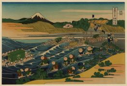 Fuji bei Kanaya auf der Tokaido, 1832 | Hokusai