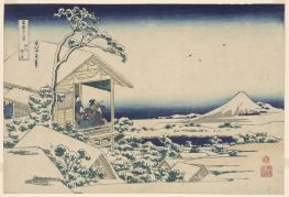 Verschneiter Morgen von Koishikawa, 1831 | Hokusai