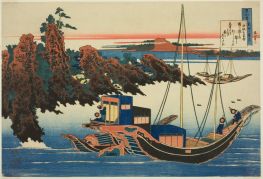 Gedicht von Chunagon Yakamochi, 1835 | Hokusai