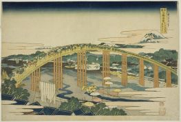 Yahagi-Brücke bei Okazaki auf der Tokaido, 1833 | Hokusai