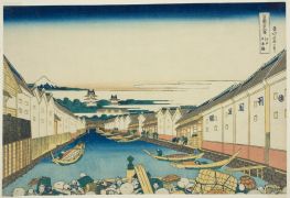 Nihonbashi-Brücke in Edo, 1831 | Hokusai