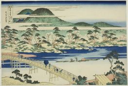 Togetsu-Brücke in Arashiyama in der Provinz Yamashiro, 1833 | Hokusai