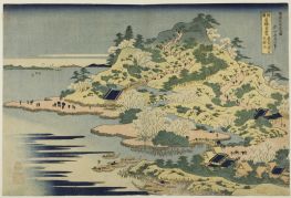 Berg Tenpo an der Mündung des Aji-Flusses in der Provinz Settsu, 1833 | Hokusai