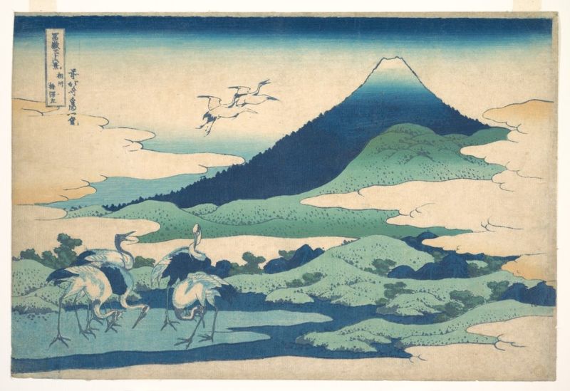 „Umezawa-Herrschaft in der Provinz Sagami“, 1820 | Hokusai | Giclée Papier-Kunstdruck