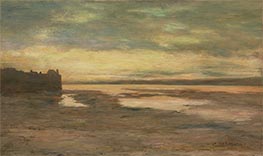 Abend auf der Themse, c.1876 von Homer Dodge Martin | Leinwand Kunstdruck