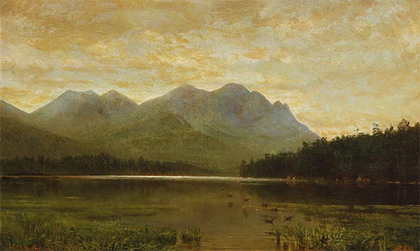 Upper Ausable Lake, 1868 | Homer Dodge Martin | Giclée Canvas Print