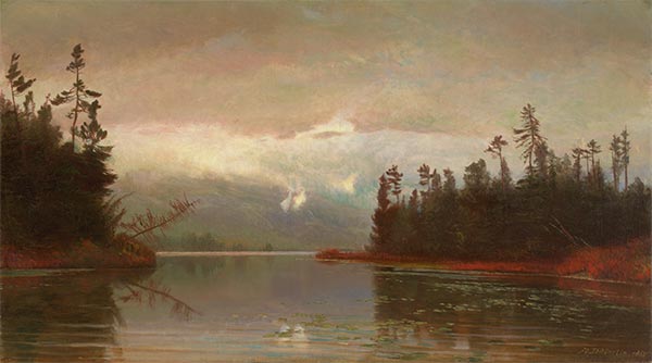 A North Woods Lake, 1867 | Homer Dodge Martin | Giclée Leinwand Kunstdruck