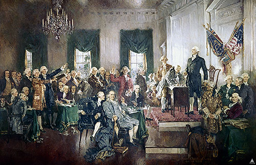 Howard Chandler Christy | Signing of the Constitution of the United States, 1940 | Giclée Canvas Print