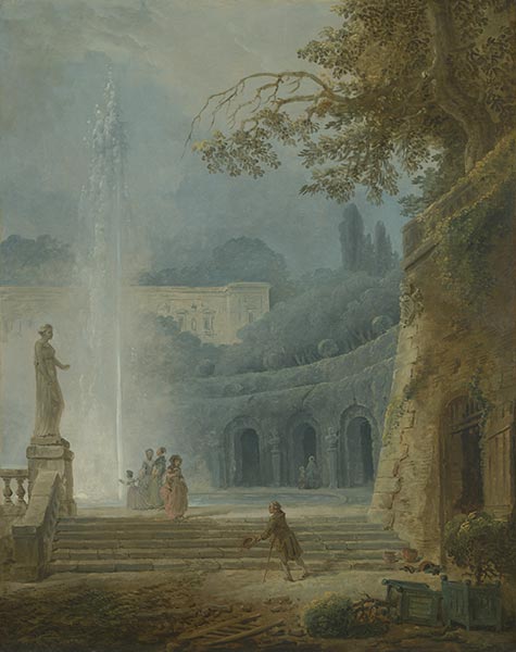 The Fountain, c.1775/78 | Hubert Robert | Giclée Canvas Print