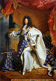 Portrait of Louis XIV of France, c.1701/02 by Hyacinthe Rigaud | Canvas Print