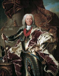 Hyacinthe Rigaud | Portrait of Prince Joseph Wenzel I von Liechtenstein, 1740 | Giclée Canvas Print