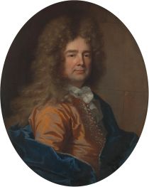 Porträt eines Mannes, 1693 von Hyacinthe Rigaud | Leinwand Kunstdruck