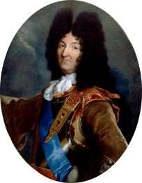 Ludwig XIV., undated von Hyacinthe Rigaud | Leinwand Kunstdruck