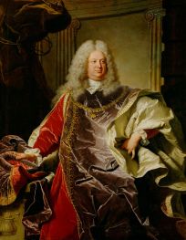 Count Philipp Ludwig Wenzel Sinzendorf | Hyacinthe Rigaud | Painting Reproduction