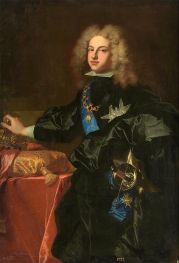Philipp V., König von Spanien, 1701 von Hyacinthe Rigaud | Leinwand Kunstdruck