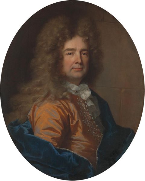 Porträt eines Mannes, 1693 | Hyacinthe Rigaud | Giclée Leinwand Kunstdruck