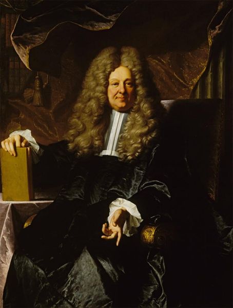 Ein französischer Magistrat der Bittschrift (Präsident André Pierre Hebert), c.1702 | Hyacinthe Rigaud