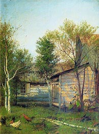 Sunny Day. Spring, 1877 by Isaac Levitan | Canvas Print