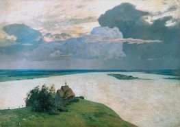 Above the Eternal Peace, 1894 by Isaac Levitan | Canvas Print
