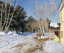 March | Isaac Levitan | Painting Reproduction