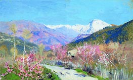 Spring in Italy, 1890 by Isaac Levitan | Canvas Print