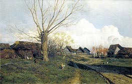 Savvinskaya Sloboda near Zvenigorod, 1884 by Isaac Levitan | Canvas Print