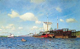 Isaac Levitan | Fresh Wind on the Volga | Giclée Canvas Print