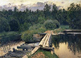 At the Shallow, 1892 by Isaac Levitan | Canvas Print