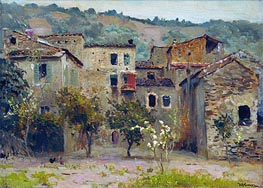 Near Bordighera. North Italy | Isaac Levitan | Painting Reproduction