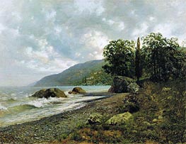 Crimean Landscape, 1887 von Isaac Levitan | Leinwand Kunstdruck