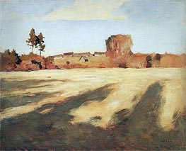 Isaac Levitan | Reaped Field, 1897 | Giclée Canvas Print