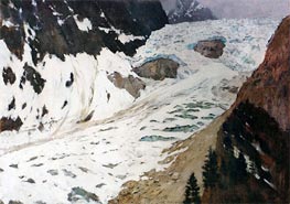 Isaac Levitan | Alps. Snow | Giclée Canvas Print