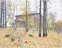 Isaac Levitan | Autumn. Manor | Giclée Canvas Print