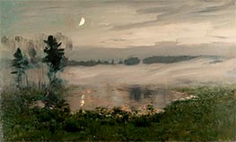 Isaac Levitan | Fog over Water, 1890s | Giclée Canvas Print