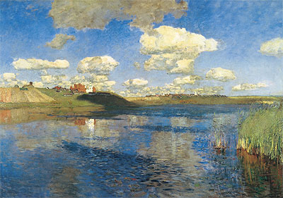 The Lake. Russia, 1895 | Isaac Levitan | Giclée Leinwand Kunstdruck
