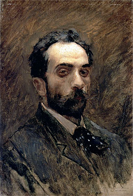 Self Portrait, c.1880/90 | Isaac Levitan | Giclée Canvas Print