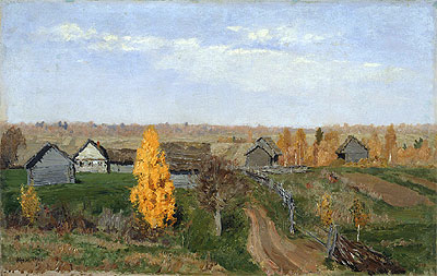 Der goldene Herbst. Slobodka, 1889 | Isaac Levitan | Giclée Leinwand Kunstdruck
