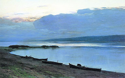 Evening on Volga, 1888 | Isaac Levitan