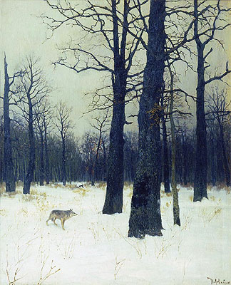 Wood in Winter, 1885 | Isaac Levitan
