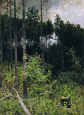 Aspen. Grey Day, 1884 | Isaac Levitan | Giclée Leinwand Kunstdruck