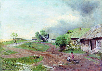 Vor dem Sturm, 1879 | Isaac Levitan | Giclée Leinwand Kunstdruck
