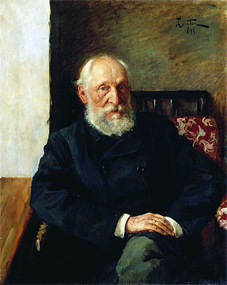 Portrait of Panafidin, 1891 | Isaac Levitan | Giclée Leinwand Kunstdruck