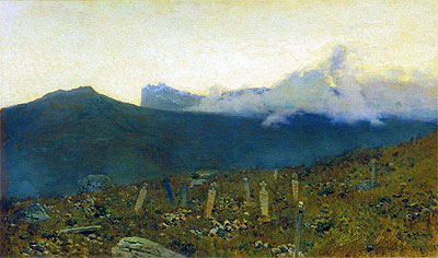 The Tatar Cemetery. Crimea, 1886 | Isaac Levitan