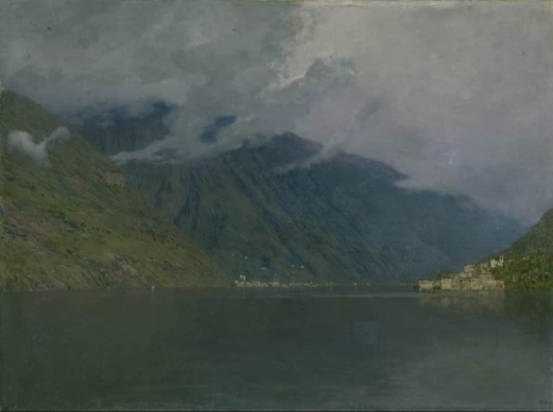 Comer See, 1876 | Isaac Levitan | Giclée Leinwand-Kunstdruck
