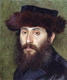 Portrait of a Man with Streimel, n.d. by Isidor Kaufmann | Canvas Print