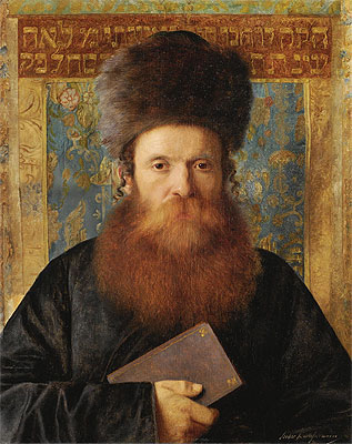 Portrait of a Rabbi, n.d. | Isidor Kaufmann | Giclée Leinwand Kunstdruck