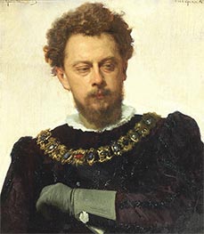 Actor A.P. Lensky in the Role of Petruchio | Ivan Kramskoy | Painting Reproduction