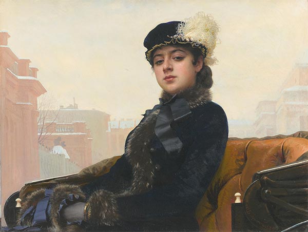 Unknown Woman, 1883 | Ivan Kramskoy | Giclée Canvas Print