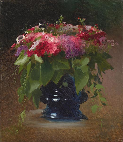 Bouquet of Flowers. Phlox, 1884 | Ivan Kramskoy | Giclée Canvas Print